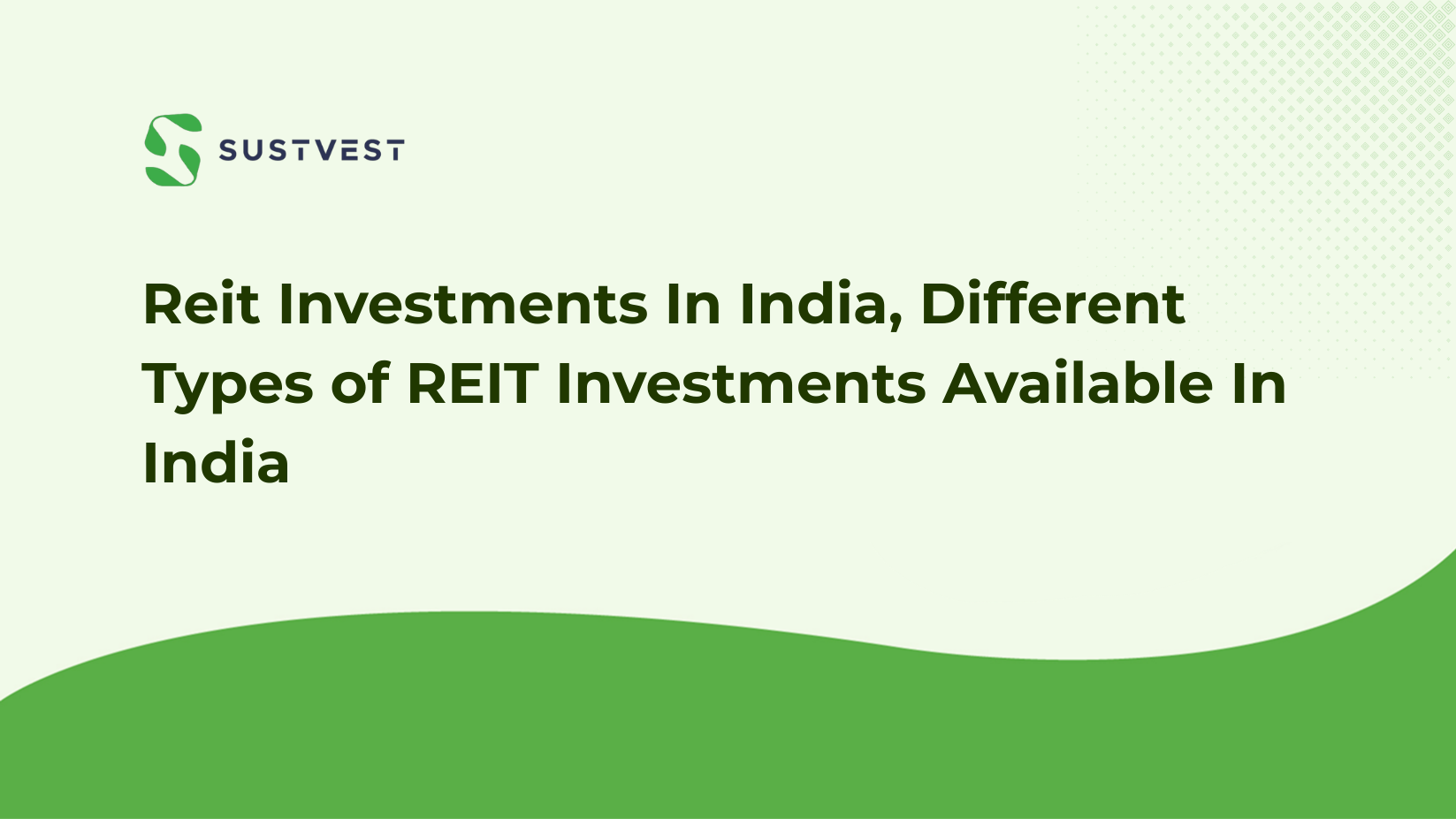 reit investments in india