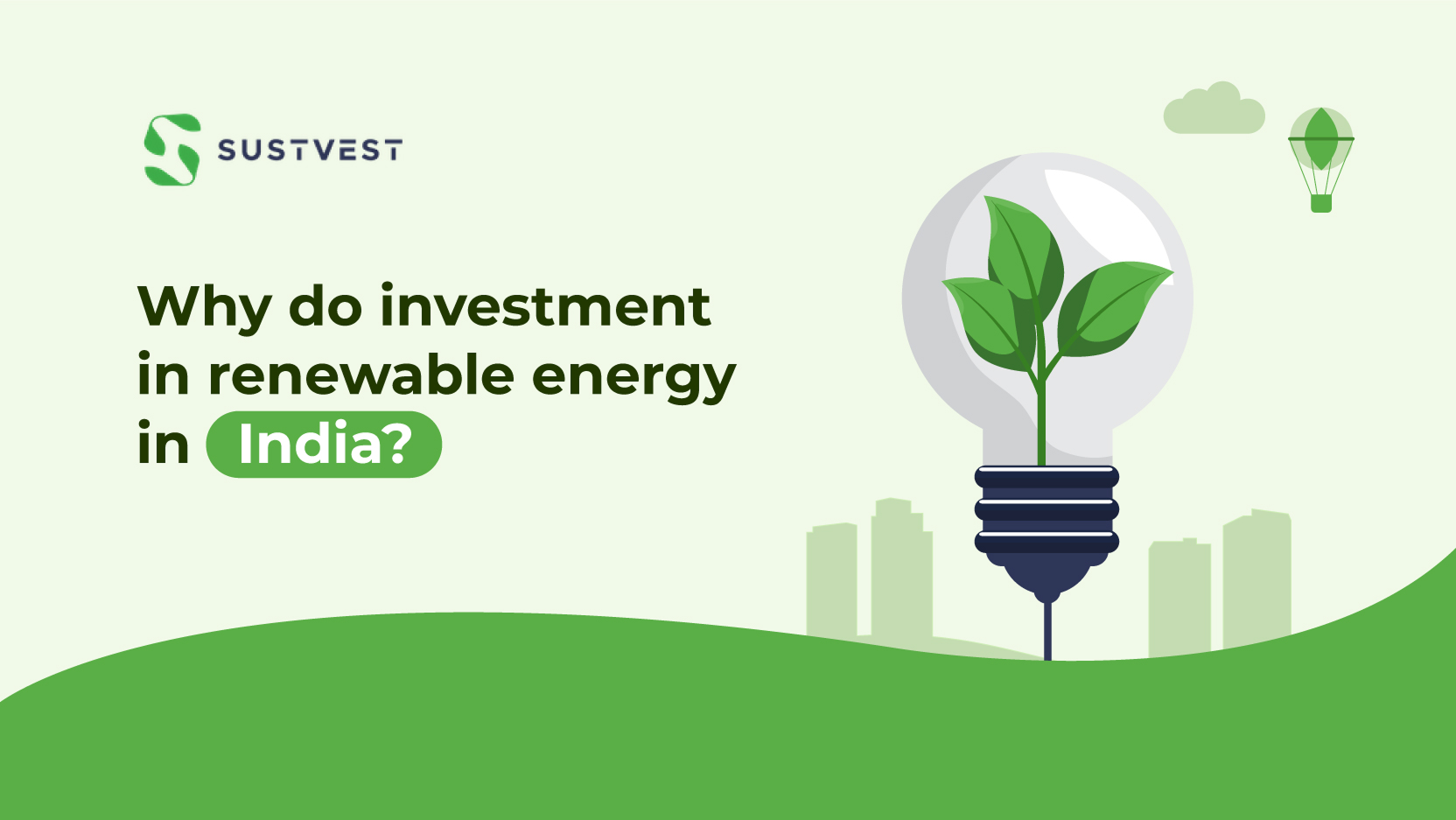 Investment in renewable energy in india