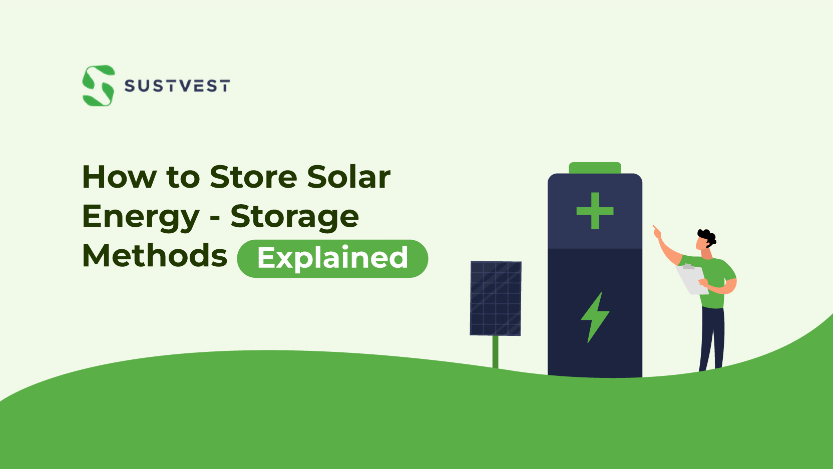how to store solar energy